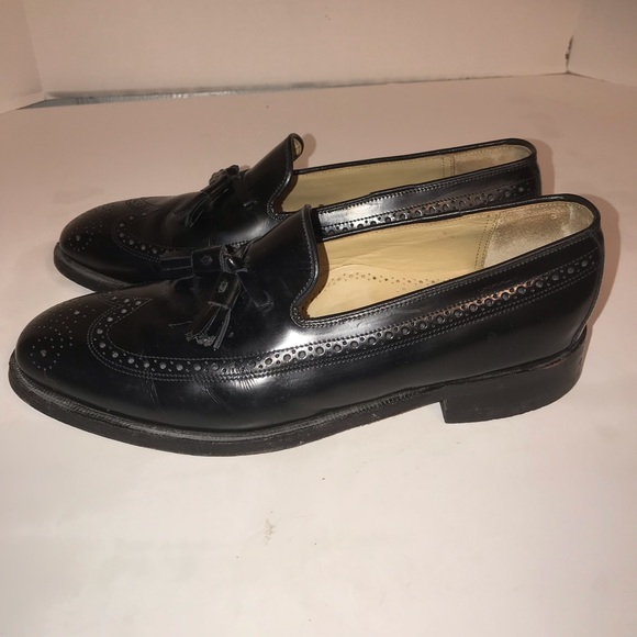 Johnston and Murphy black wing tip shoes size 8.5D main image 6
